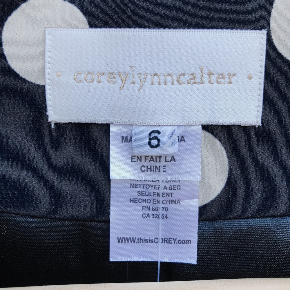 Anthropologie Corey Lynn Calter Point Blazer Dots - Picture 10 of 13